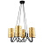 Подвесная люстра Lumien Hall Нерей 4001/4P-BK-GD