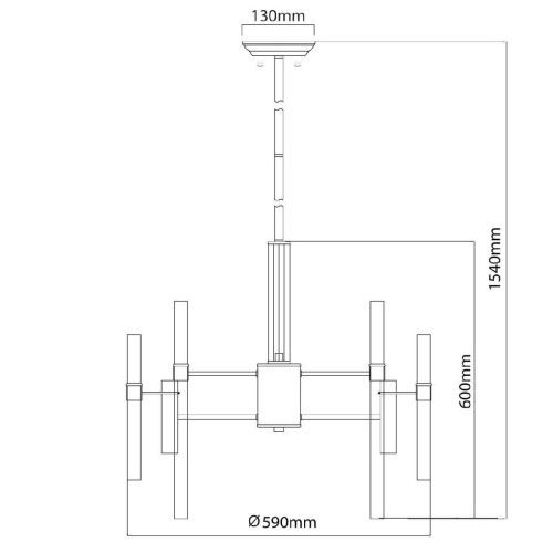 Подвесная люстра MW-Light Альгеро 285010806