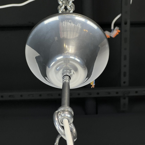 Люстра Rh 1920S Odeon Clear Glass Fringe 3-Tier Chandelier Chrome By Imperiumloft