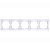Рамка Werkel Snabb Basic на 5 постов белый WL03-Frame-04 4690389098796