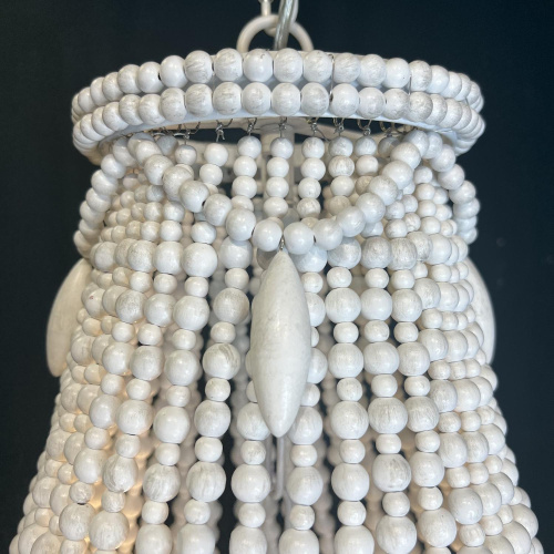 Люстра Rh Anselme White Wood Large Chandelier By Imperiumloft