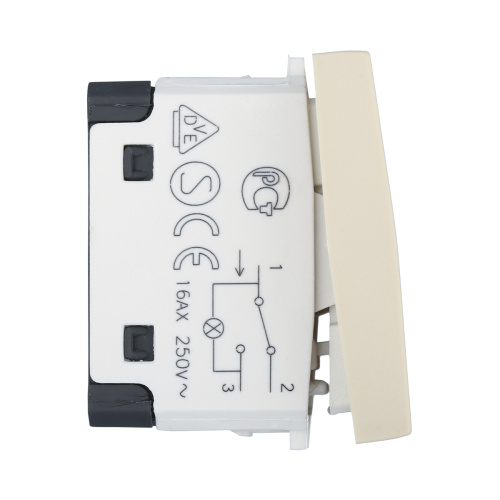Переключатель LK Studio с двух мест, с индикатором 45х22,5мм (схема 6L) 16 A, 250 B (бежевый) LK45 850401-1 Переключатель LK Studio с двух мест, с индикатором 45х22,5мм (схема 6L) 16 A, 250 B (бежевый) LK45 850401-1