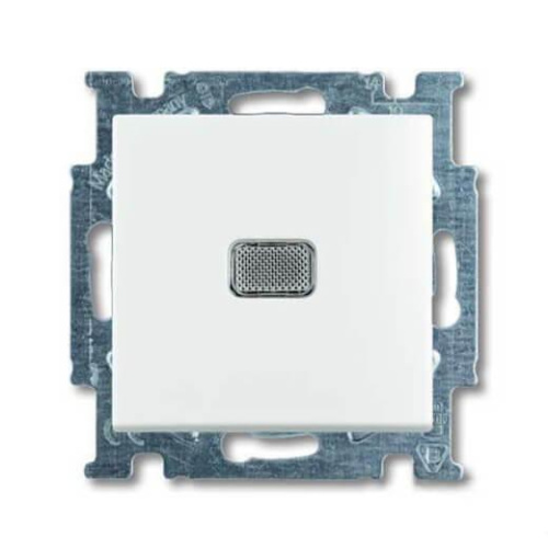 Выключатель одноклавишный ABB Basic55 10A 250V с подсветкой альпийский белый 2CKA001012A2153 Выключатель одноклавишный ABB Basic55 10A 250V с подсветкой альпийский белый 2CKA001012A2153