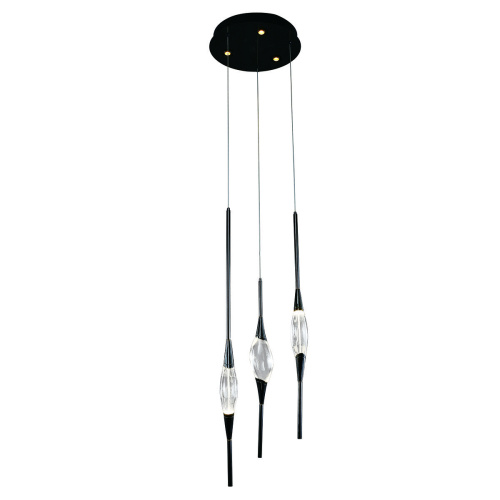 Подвесной светильник Pezzo 3 pearl black