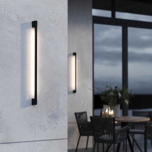 Уличный настенный светодиодный cветильник Elektrostandard Argos 35122/D черный a069746