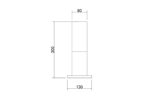 Ландшафтный светильник Maytoni Outdoor O418FL-01B