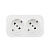 Розетка 2х2К+З Legrand Quteo 16A 250V белая 782233