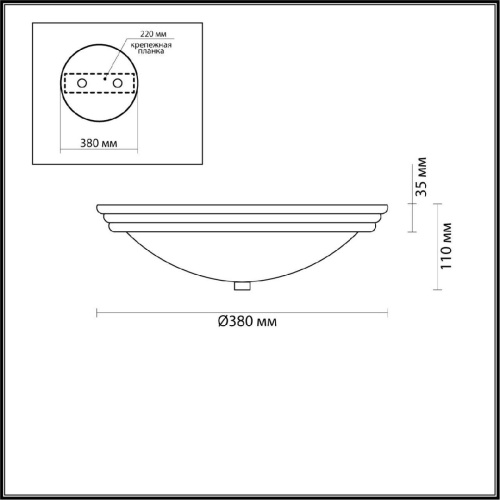 Настенно-потолочный светильник Lumion Vintage Kayla 5261/3C