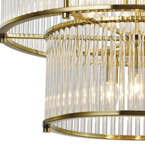 Подвесная люстра Lumien Hall Lariana LH3038/9P-A-CO-CL Подвесная люстра Lumien Hall Lariana LH3038/9P-A-CO-CL