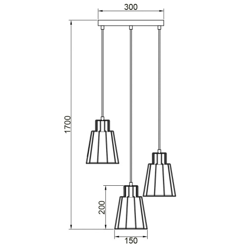 Подвесной светильник Vele Luce Carisma VL6462P03