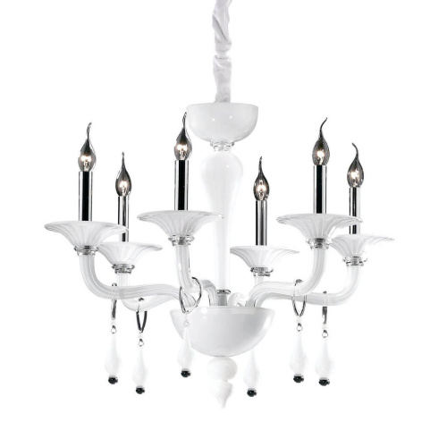 Подвесная люстра Ideal Lux Miramare SP6 068183 Подвесная люстра Ideal Lux Miramare SP6 068183