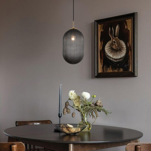 Подвесной светильник Eurosvet Gem 50261/1 темно-серый Подвесной светильник Eurosvet Gem 50261/1 темно-серый