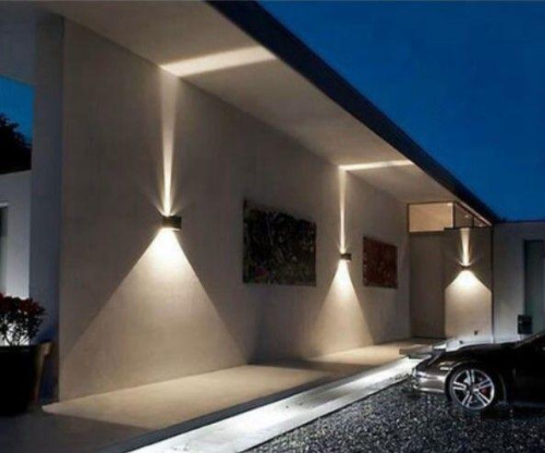 Уличный настенный светодиодный светильник Elvan BR-310-6W-WW-Wh