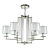 Подвесная люстра Crystal Lux Nicolas SP-PL6 Nickel/White