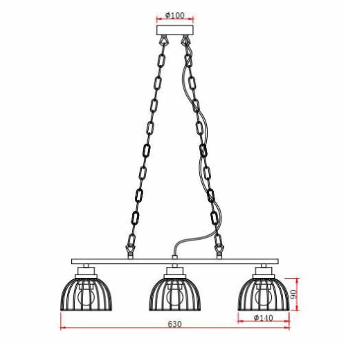 Подвесной светильник Rivoli Agira 5047-203 Б0044781
