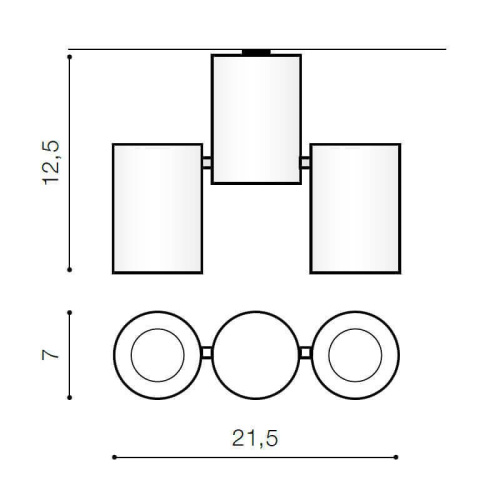 Накладной светильник Azzardo Lalo 2 AZ0790
