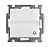Выключатель кнопочный одноклавишный ABB Basic55 10A 250V Звонок альпийский белый 2CKA001413A1086