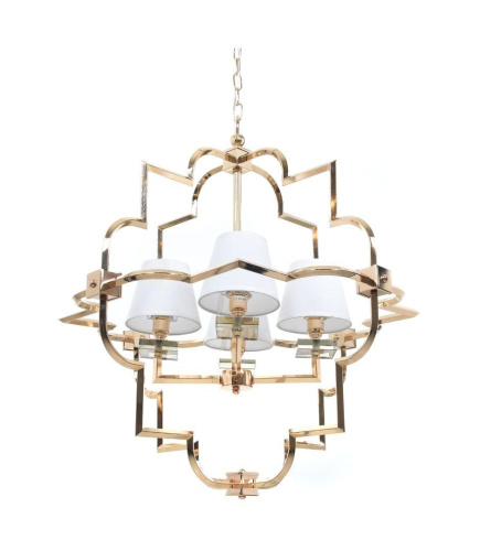 Подвесная люстра Lumina Deco Baltimore LDP 8020-4 GD+WT Подвесная люстра Lumina Deco Baltimore LDP 8020-4 GD+WT