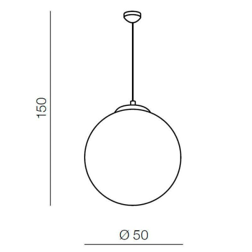 Подвесной светильник Azzardo White ball 50 AZ1329