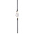 Подвесной светильник Pezzo 1 pearl black