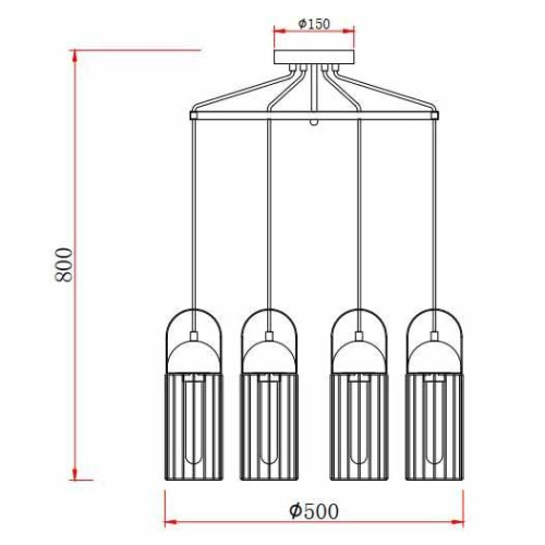 Подвесная люстра Rivoli Anemon 5062-206 Б0047361 Подвесная люстра Rivoli Anemon 5062-206 Б0047361