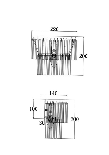 Настенный светильник Maytoni Colonne MOD093WL-01CH Настенный светильник Maytoni Colonne MOD093WL-01CH