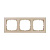Рамка 3-постовая LK Studio (шампань) LK80 FLAT, 844306-1