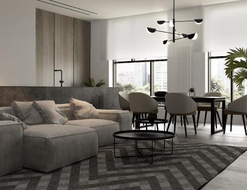 Подвесная люстра Maytoni Technical Mollis MOD126PL-08B