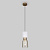 Подвесной светильник Eurosvet Tandem 50118/1 латунь