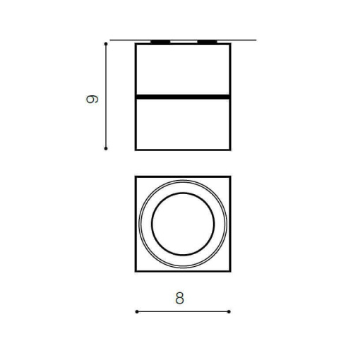 Накладной светильник Azzardo Diado AZ1453