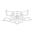 Потолочная светодиодная люстра Ambrella light Acrylica Original FA8914
