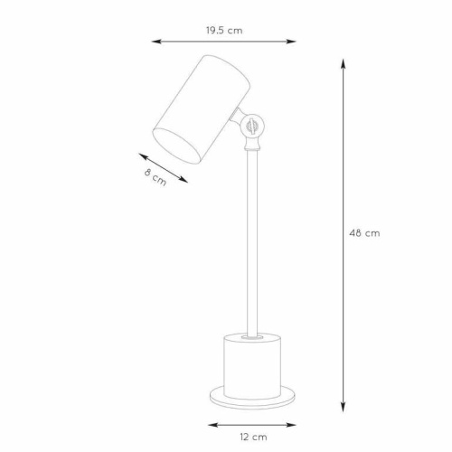 Настольная лампа Lucide Brandon 03530/01/30