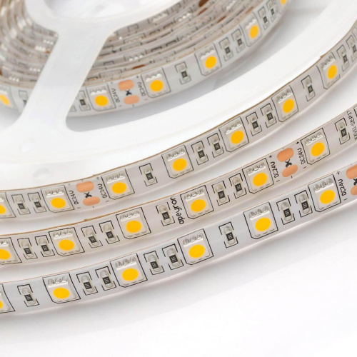 Светодиодная влагозащищенная лента Apeyron 14,4W/m 60Led/m 5050SMD дневной белый 5M 00-319 Светодиодная влагозащищенная лента Apeyron 14,4W/m 60Led/m 5050SMD дневной белый 5M 00-319