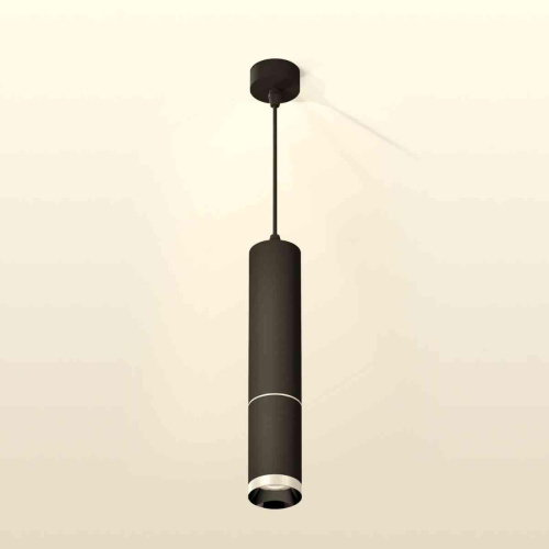 Комплект подвесного светильника Ambrella light Techno Spot XP6323001 SBK/PSL черный песок/серебро полированное (A2302,C6356,A2060,C6323,N6132)