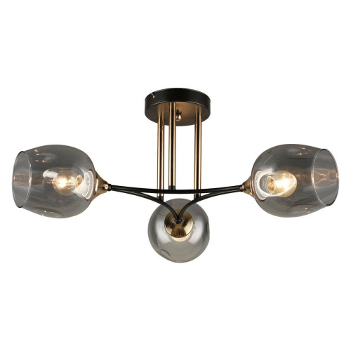 Потолочная люстра IMEX MD.4882-3-S COFFEE+FGD