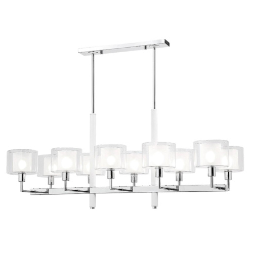 Подвесная люстра Crystal Lux Maestro SP-PL10 L1100 Chrome Подвесная люстра Crystal Lux Maestro SP-PL10 L1100 Chrome