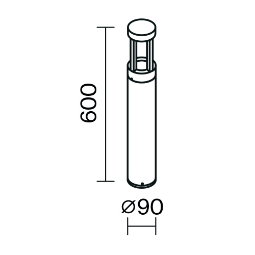Ландшафтный светильник Outdoor O458FL-L9GF3K
