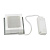 Встраиваемый светодиодный светильник Uniel ULP-1010 7W/4000К Ip40 Grilyato White UL-00007426