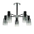 Потолочная люстра Escada Diversity 2120/5P Black