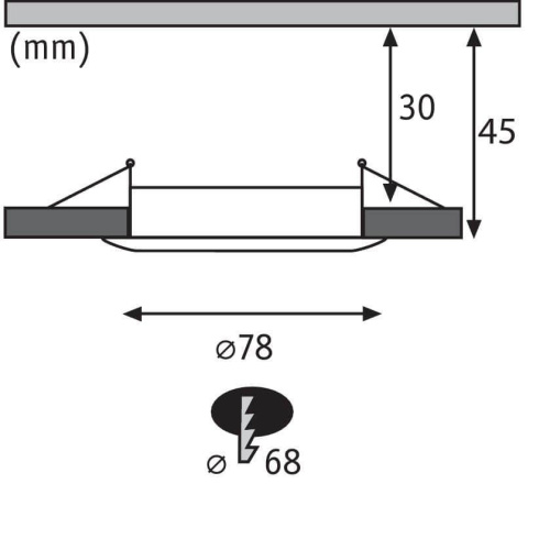 Встраиваемый светодиодный светильник Paulmann Nova Coin (3 шт.) 93496 Встраиваемый светодиодный светильник Paulmann Nova Coin (3 шт.) 93496
