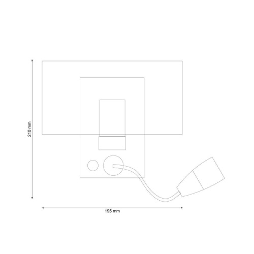 Бра Lucia Tucci Natura W081.2 Led Venge