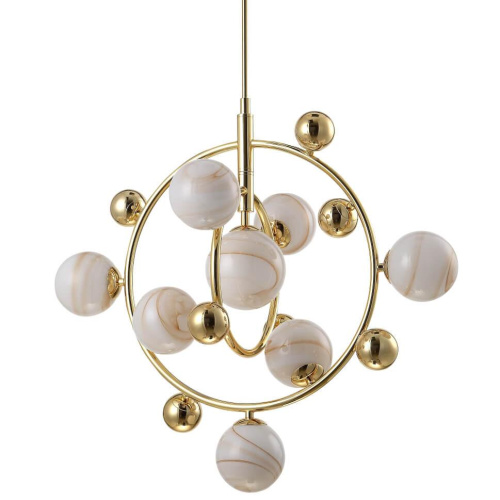 Подвесная люстра Crystal Lux Salvadore SP8V Gold Подвесная люстра Crystal Lux Salvadore SP8V Gold