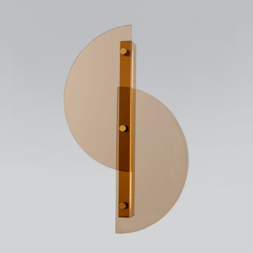 Настенный светодиодный светильник Eurosvet Colour 40160 LED янтарный Настенный светодиодный светильник Eurosvet Colour 40160 LED янтарный