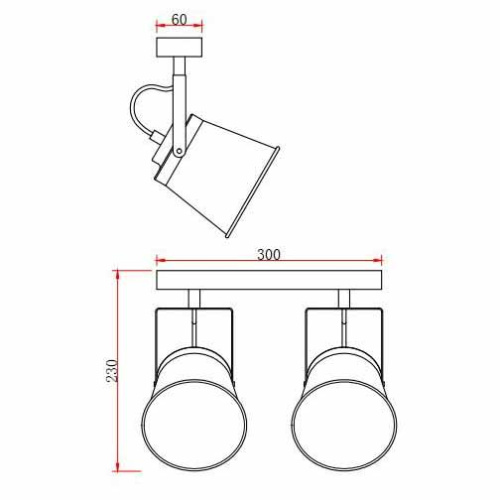 Спот Rivoli Acuto 7015-702 Б0044768