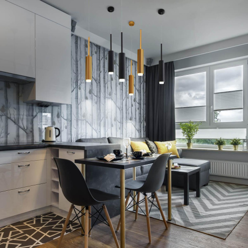 Подвесной светодиодный светильник Eurosvet Dante 50203/1 черный Подвесной светодиодный светильник Eurosvet Dante 50203/1 черный