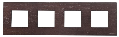Рамка 4-постовая ABB Zenit венге 2CLA227400N2101 Рамка 4-постовая ABB Zenit венге 2CLA227400N2101