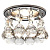 Встраиваемый светильник Ambrella light Crystal K2051 CH/CL