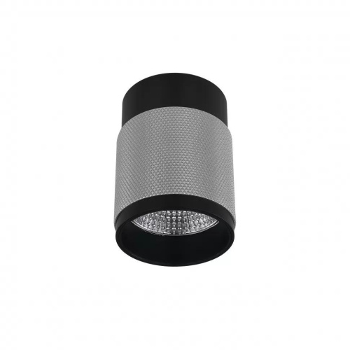 Потолочный светодиодный светильник iLedex Delta 1955-10W-3000K-36 BK+SL