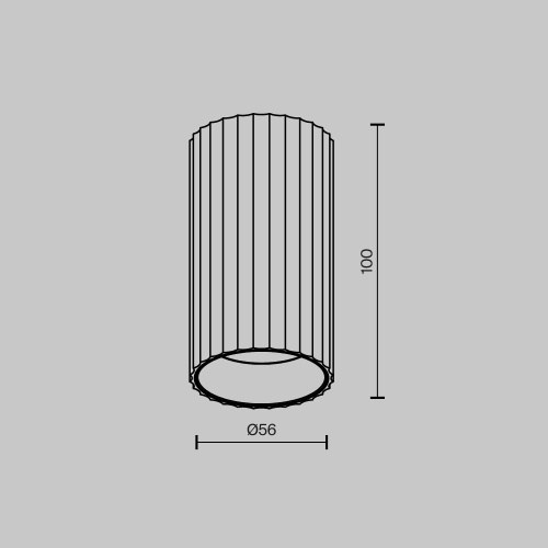Потолочный светильник Technical C106CL-01-GU10-B Потолочный светильник Technical C106CL-01-GU10-B