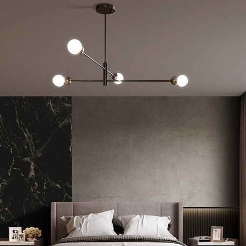 Люстра На Штанге Salme L4 Black By Imperiumloft
